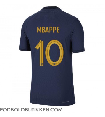 Frankrig Kylian Mbappe #10 Hjemmebanetrøje VM 2022 Kortærmet